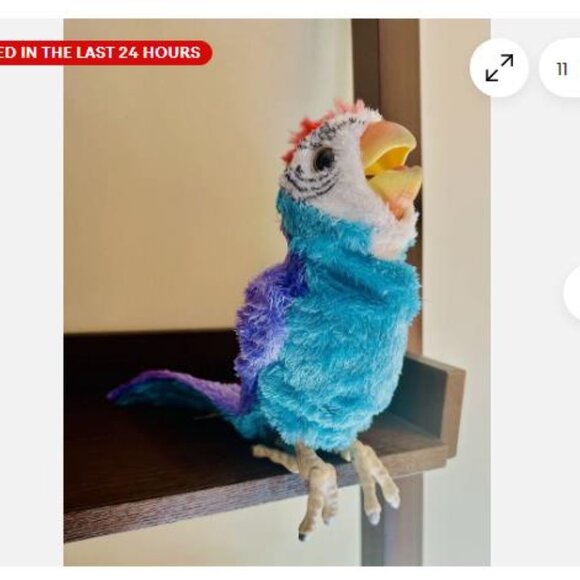 Fur Real Furreal Friends Talking Parrot Squawkers McCaw Hasbro 2007 Tested - Picture 3 of 13